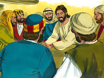 Jesus talked to them