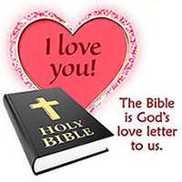 The Bible is God's love letter to us.
