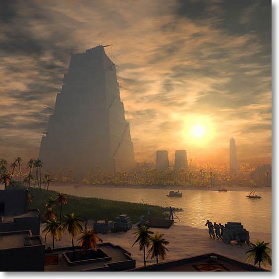 They began to build the city of Babylon and the tower of Babel