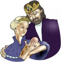 El primogénito en la familia de un gran rey es el heredero de la corona
