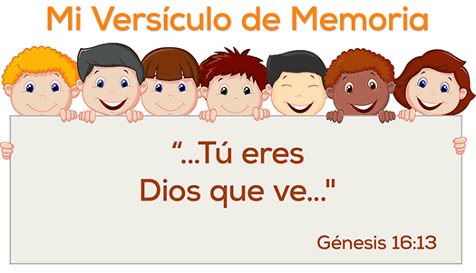 Mi versículo de Memoria: Génesis 16:13
