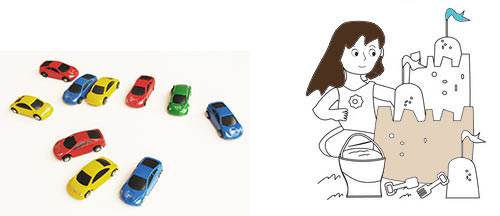 mes petites autos...finir de colorier cette image