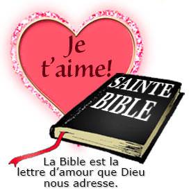 La Bible est la lettre d’amour que Dieu nous adresse.