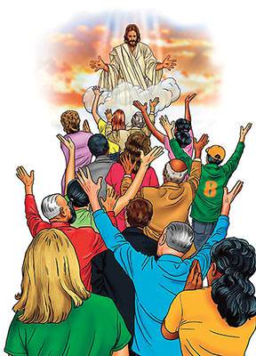 Tous les chrétiens seront enlevés dans les airs à la rencontre du Seigneur (Graphique créé par Stephen Bates)