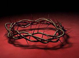 They made a crown for Jesus—not a crown of gold, but a crown of thorns