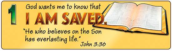 God wants me to know that I am saved