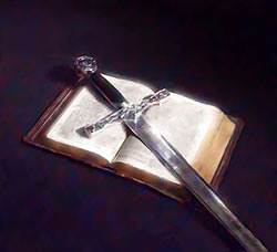 "Take…the sword of the Spirit which is the word of God."