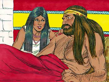 Samson fell in love with a Philistine woman named Delilah