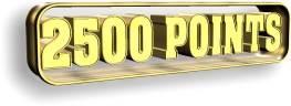 2500 points