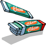 a package of gum