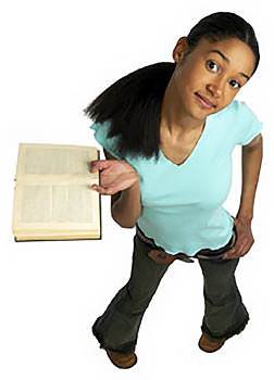 teen girl feeling that reading the Bible is boring