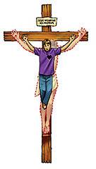 God put us in Christ on the cross so that we were crucified with Him