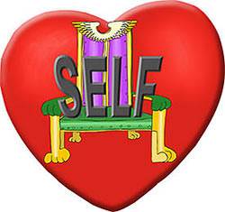Self has taken over God's throne in the heart