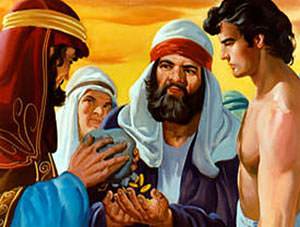 Joseph is sold as a slave by his own brothers