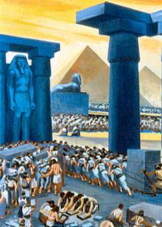 In Egypt the children of Israel were slaves of Pharaoh