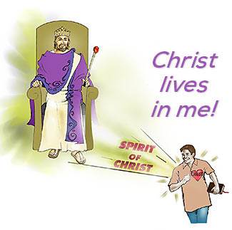 Christ lives in me!