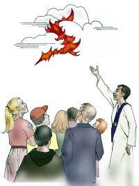 The False Prophet will be able to call down fire from the sky!