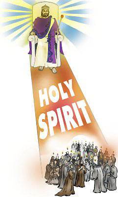 The coming of the Holy Spirit at Pentecost