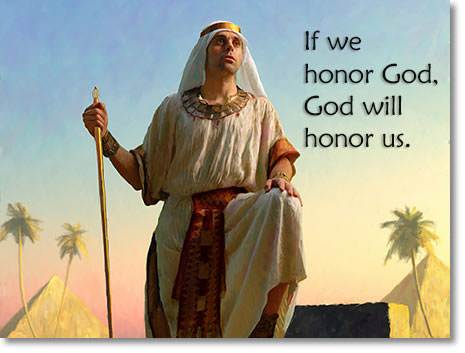 If we honor God, God will honor us