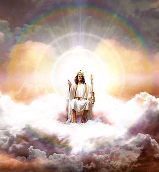 The Man Jesus Christ is now seated on the very throne of Heaven
