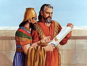 Then Darius wrote a letter to all the people in all the nations of his kingdom