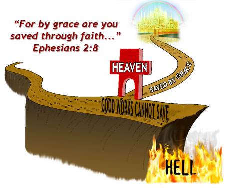 For by grace are you saved through faith